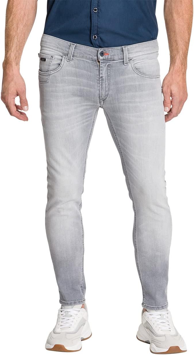 Pioneer Herren Jeans 36W / 36L Light Grey Fashion, 36W / 36L Light Grey Fashion
