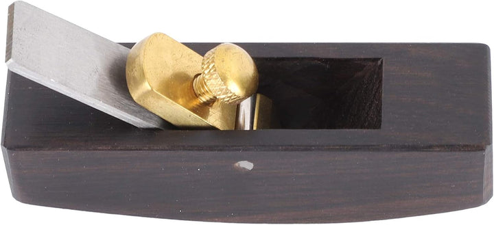 KiiFang Mini-Hobel aus Schwarzem Sandelholz, Hobelmesser mit Gebogener Basis, Handhobel für die Holz