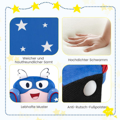 COSTWAY Kindersessel Kindersofa Kindercouch Babysessel für Mädchen und Jungen Kindermöbel Kinder Ses