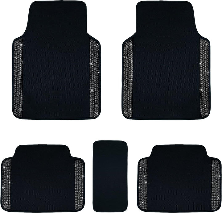 eing Atmungsaktive Universal Bling Anti-Rutsch Auto Bodenmatte mit Kristall Strass für Frauen & Mädc