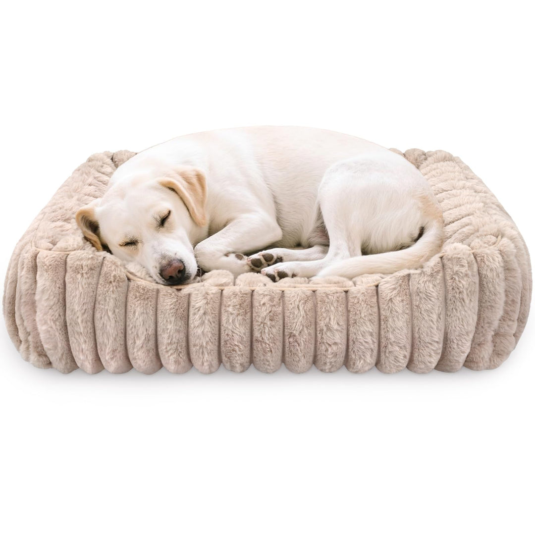 Katzenbett, Quadratisches Katzennest Haustierbett Tierbett Kleine Hundebett Waschbarer Flauschiges H