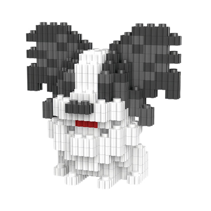 Micro Dog Building Blocks, Haustier Bausteine Sets für Erwachsene und Jungen Mädchen CLJM-01 (Schmet