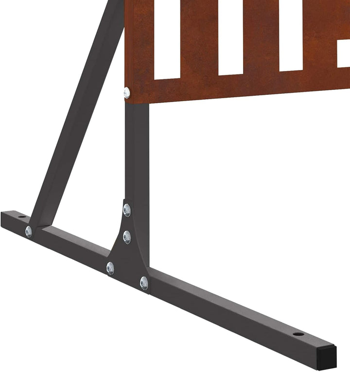 vidaXL Sichtschutz Grau Stahl, Garten und Terrasse, rechteckiger Sichtschutz, stylische Trennwand, m
