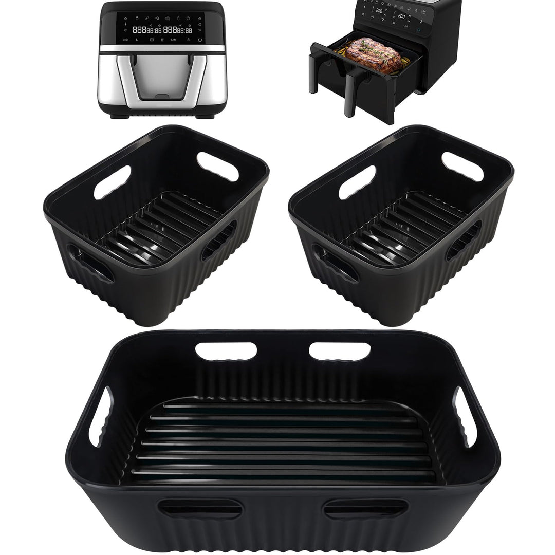 3PCS Heissluftfritteuse Zubehör nur für Cecotec Heissluftfritteuse 9 L CecoFry Advance Double, Airfr