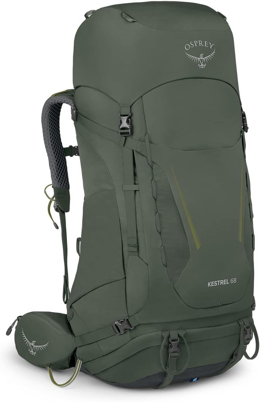 Osprey Herren Kestrel 68 Backpack (1er Pack) S-M Bonsai Green, S-M Bonsai Green
