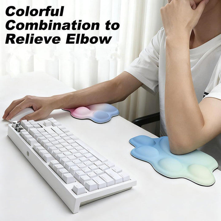 Armauflage Schreibtisch,2 Stück L-förmige Schreibtisch Handgelenk Ellenbogenstütze,Ergonomische Anti