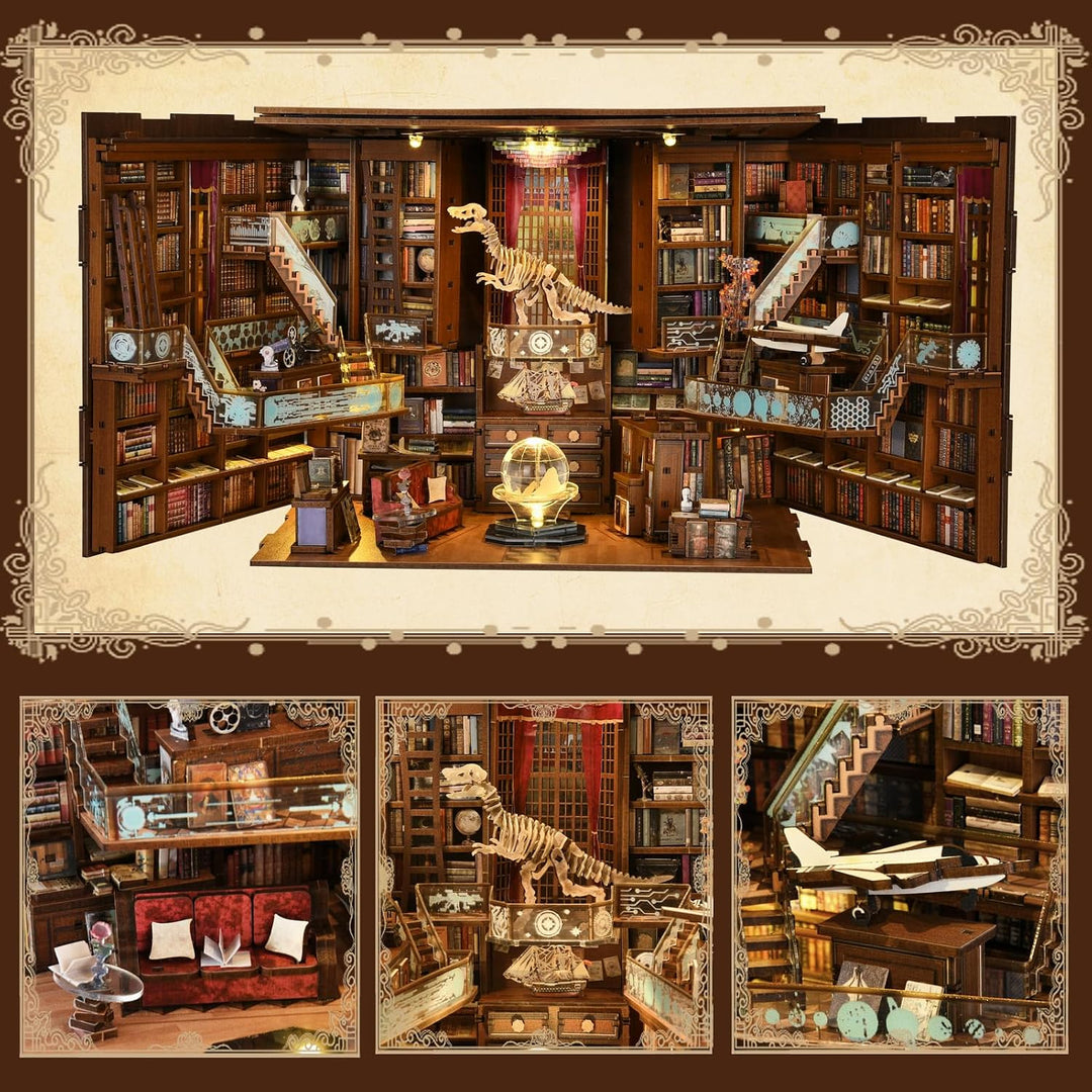 Book Nook Kit, DIY Miniatur Puppenhaus Booknook Kit(Beyond Library Max), Beyond Library Max