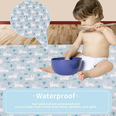 Wasserdichte, Gepolsterte Baby-Spielmatte, Rutschfeste, Krabbelnde, Weiche Baby-Aktivitätsmatte für