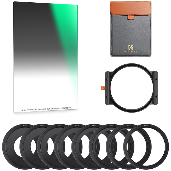 K&amp;F CONCEPT Rechteckfilter Soft GND8 Verlaufsfilter mit Filterhalter Set | für Landschaftsvideos und