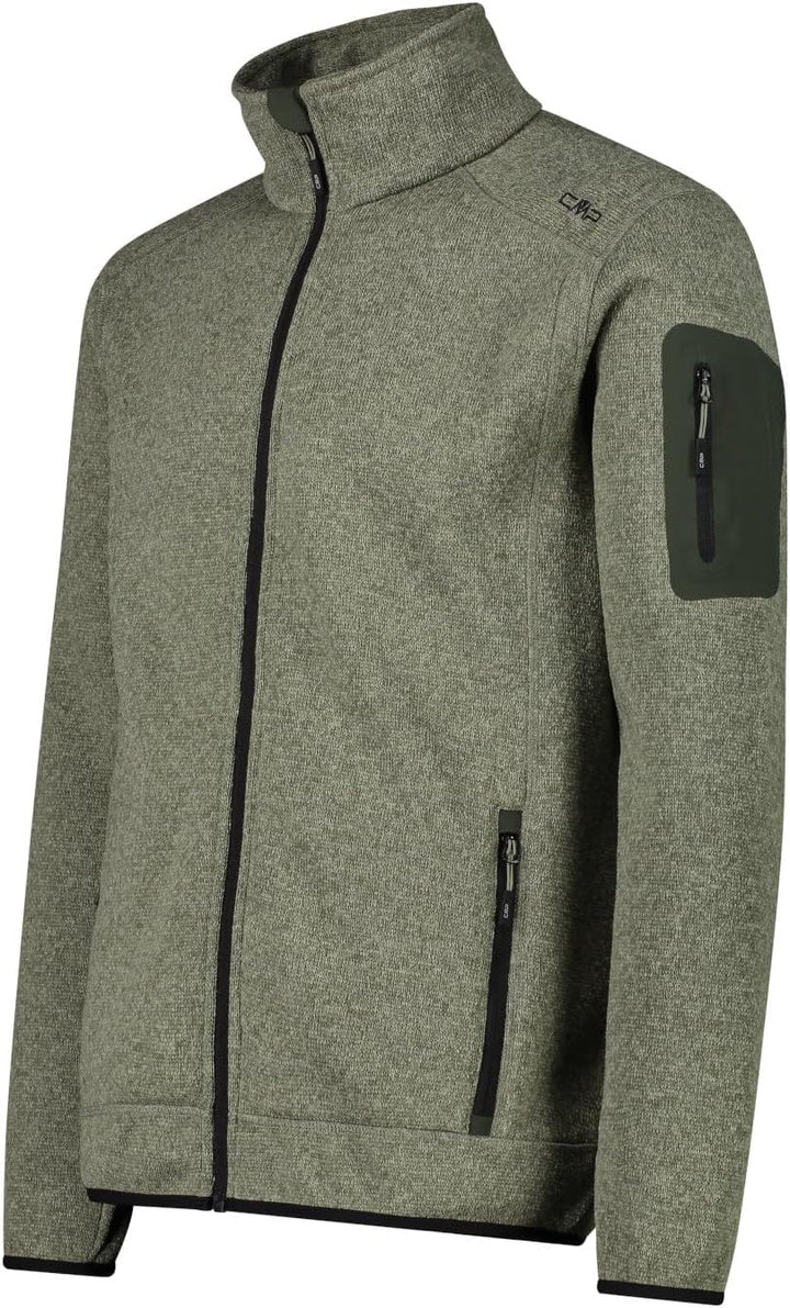 CMP Herren Herrenjacke fleecejacke, Khaki-Ölgrün