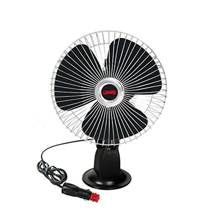 Lampa 73112 Chrom Ventilator mit Saugnapf, 12 V