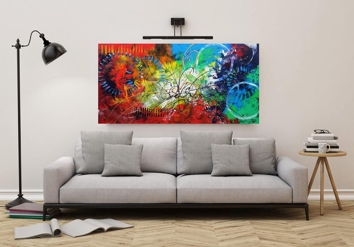 Monica Mirafiori I 100% HANDGEMALT I Gemälde Hoffnung 100x50cm | Gemälde Handgemalt | Acrylgemälde |