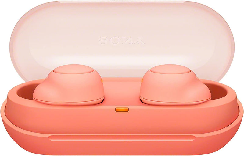 Sony WF-C500 kabellos, Bluetooth, In-Ear Earbuds (mit IPX4 Rating und bis zu 20h Akkulaufzeit) Orang