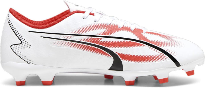 PUMA Herren Ultra Play Fg/Ag Fussballschuh 40.5 EU Puma White Puma Black Fire Orchid, 40.5 EU Puma W