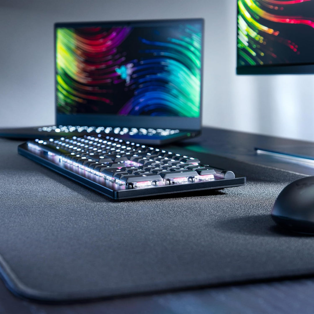 Razer DeathStalker V2 Pro (Red Switch) - Kabellose Optische Low-Profile-Gaming-Tastatur (Lineare Opt