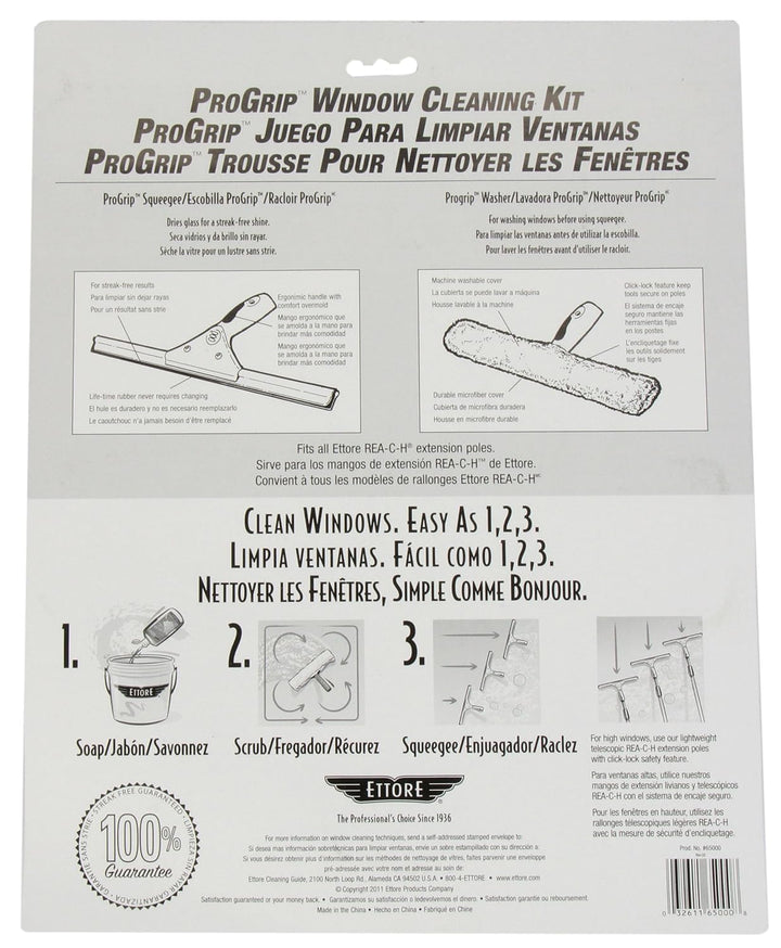 Ettore 65000 Progrip Fensterreinigungs-Set