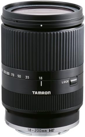 Tamron 18-200mm F/3.5-6.3 Di III VC Nex Objektiv für Sony NEX-Serie schwarz schwarz Single, schwarz