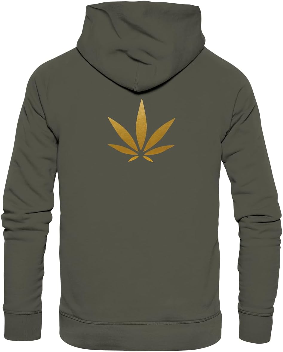 Grass Monkey - Lifestyle Hoodie (Organic) - Organic Hoodie XXL Khaki, XXL Khaki