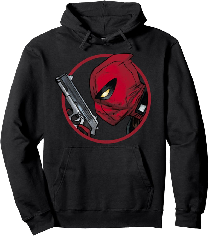 Marvel Deadpool Portrait Logo Pullover Hoodie