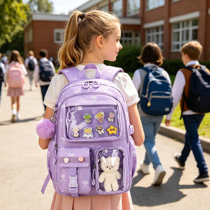 Kimwadalh Einhorn Rucksack Kinder Mädchen Kinderrucksack Mädchen Schulrucksack Mädchen Schultaschen
