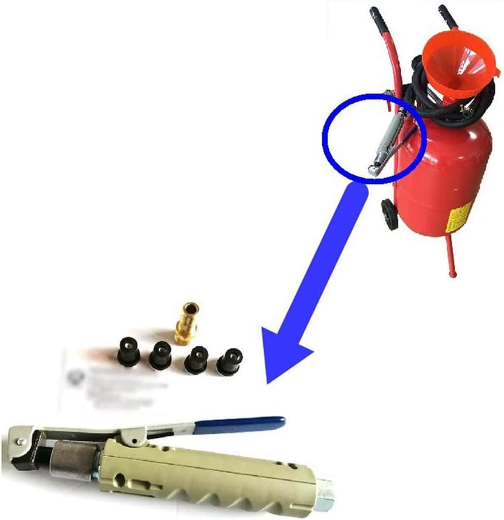 10 Stück Sandstrahldüsen, kleine Sandstrahlmaschinendüse, Keramikdüse für 5 Gallonen Sandstrahltanks