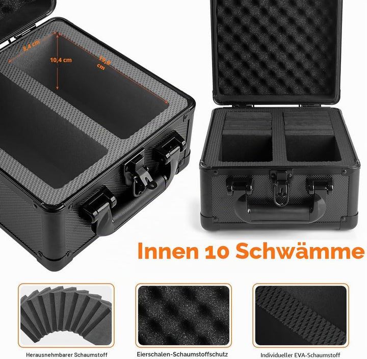 JoyHood Top Loader Aufbewahrungsbox, Graded Card Aufbewahrungsbox, PSA Card Case kompatibel mit Samm