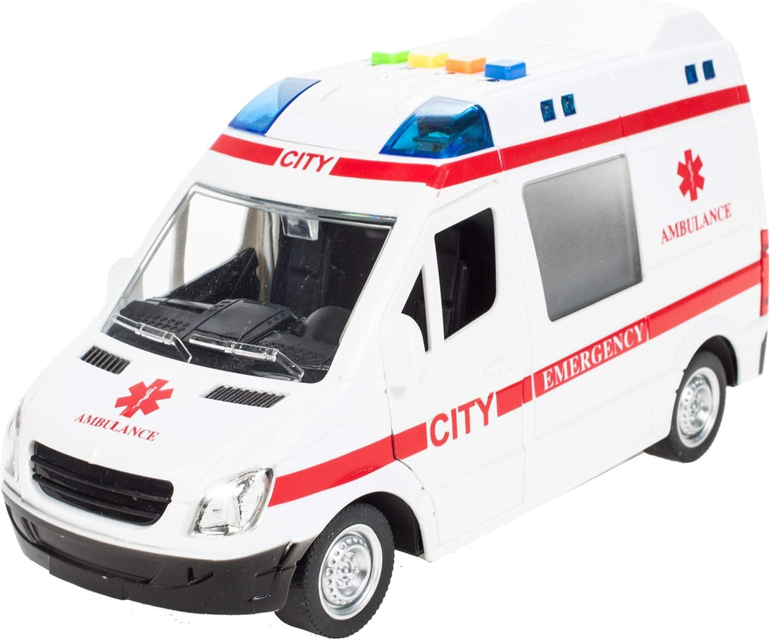 MalPlay Krankenwagen Spielzeug | 1:16 Mini Simulation | Krankenhaus Rettungswagen Notfallfahrzeug |