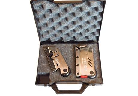 RALI G03 + B30 Handhobel für Holzbearbeitung mit Koffer | Umkehrbare Doppelschneidemesser, Tiefenein