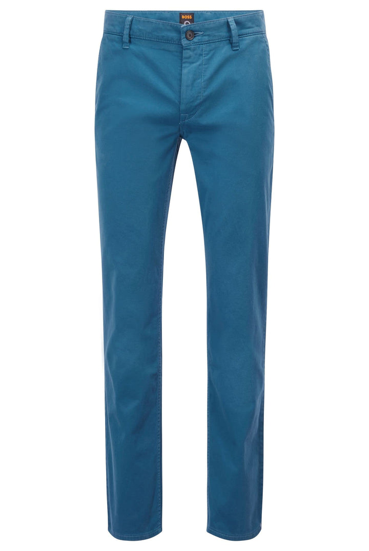 BOSS Herren Schino-Slim D Hose Blau 31W / 32L, Blau 31W / 32L