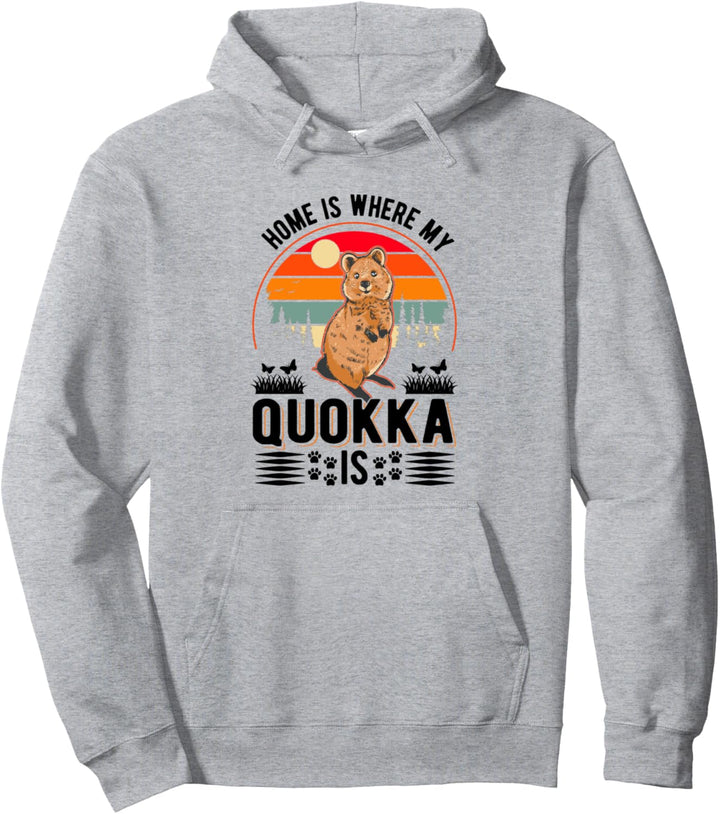 Home is where my Quokka is Kurzschwanzkänguru Quokka Pullover Hoodie
