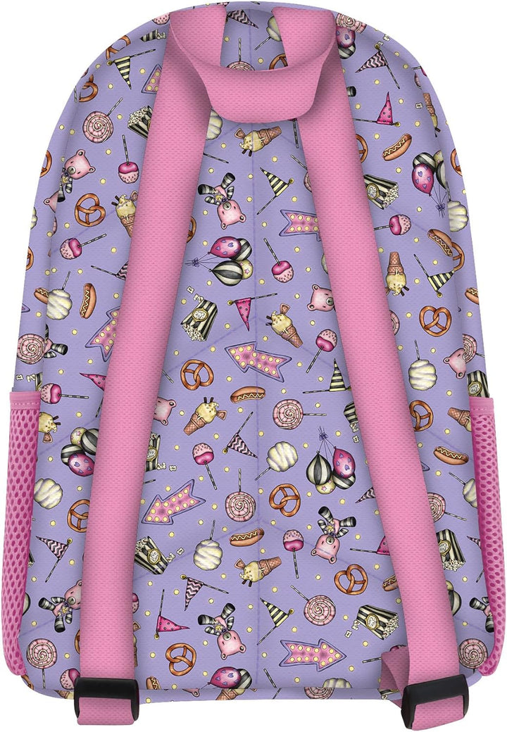 Santoro Unisex Kinder 1111GJ04 Gorjuss Fairground First Prize Mini-Rucksack, 26 x 34 x 11,4 cm, viol