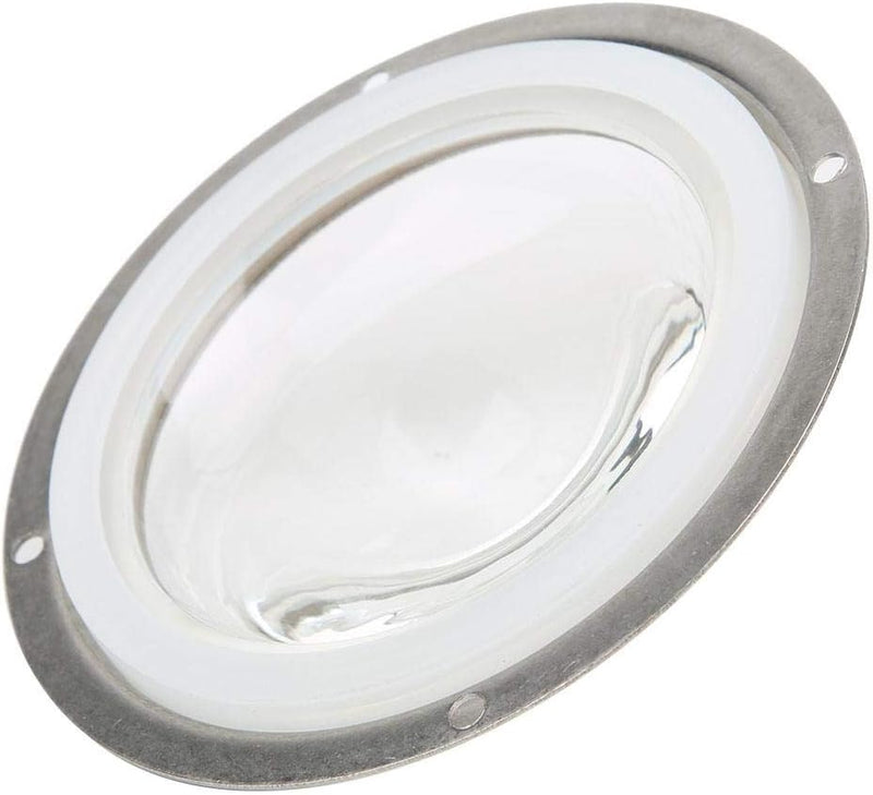 VOBOR LED Plano Konvexe Linse 100mm,Plano Convex Lens Objektiv aus optischem Glas + wasserdichter Be