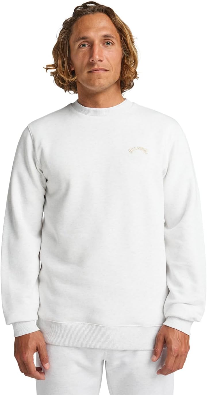 Billabong Herren Arch Cr Sweatshirt (1er Pack) S Oatmeal Heather, S Oatmeal Heather