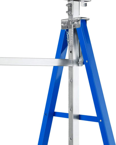 Jopassy Arbeitsbock 2er set,Blau Gerüstbock Klappbock 7-fach höhenverstellbar, max. 200kg Belastbark