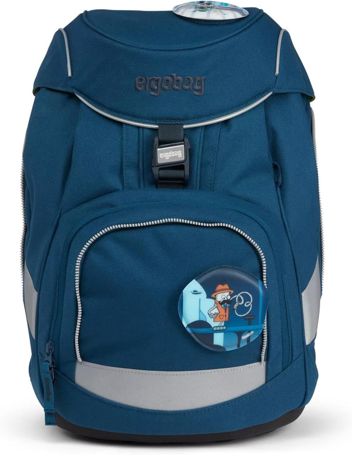 ergobag Unisex Kinder Pack School Backpack Set Rucksack Einheitsgrösse Robotbär - Blau, Einheitsgr&#