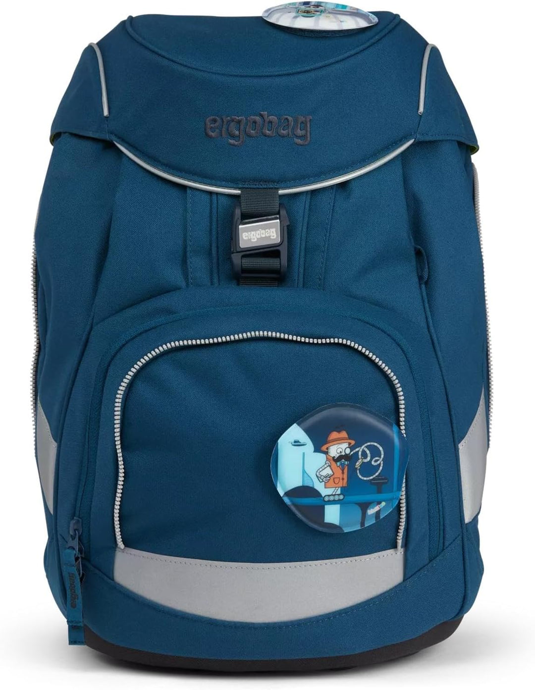 ergobag Unisex Kinder Pack School Backpack Set Rucksack Einheitsgrösse Robotbär - Blau, Einheitsgr&#