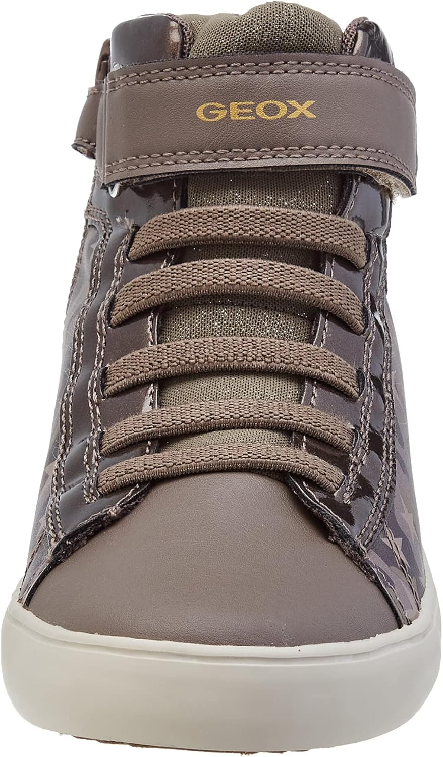 Geox Mädchen J Gisli Girl A Sneakers 27 EU Smoke Grey Platinum, 27 EU Smoke Grey Platinum