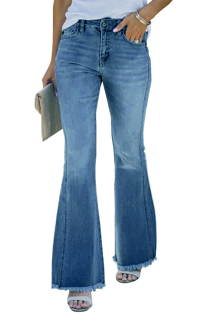 Necooer Skinny Jeans Für Damen Boyfriend-Jeans Mit Hoher Taille Und Lockerer Passform S C-blau, S C-