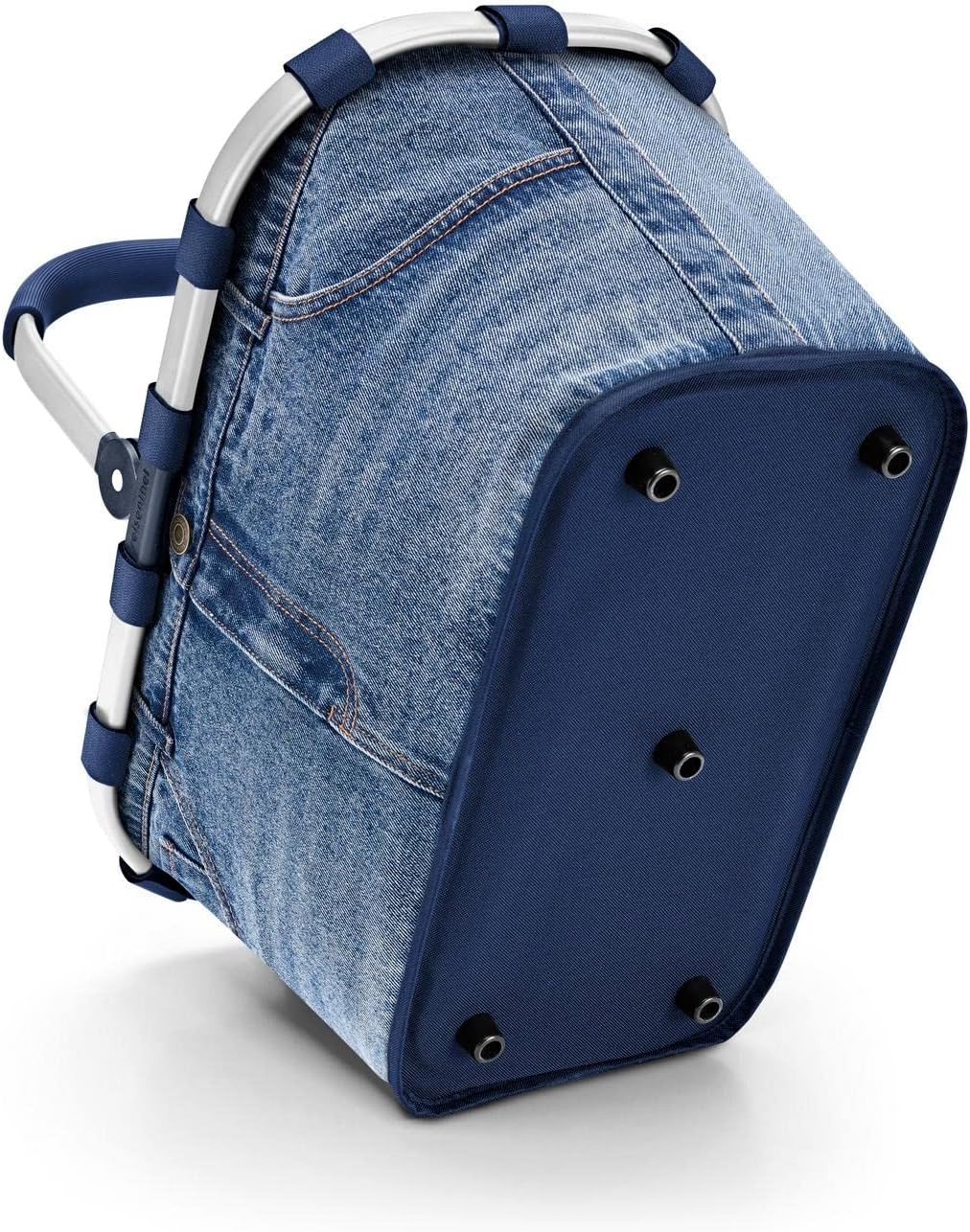 reisenthel carrybag Jeans 2 - Stabiler Einkaufskorb mit viel Stauraum und praktischer Innentasche –