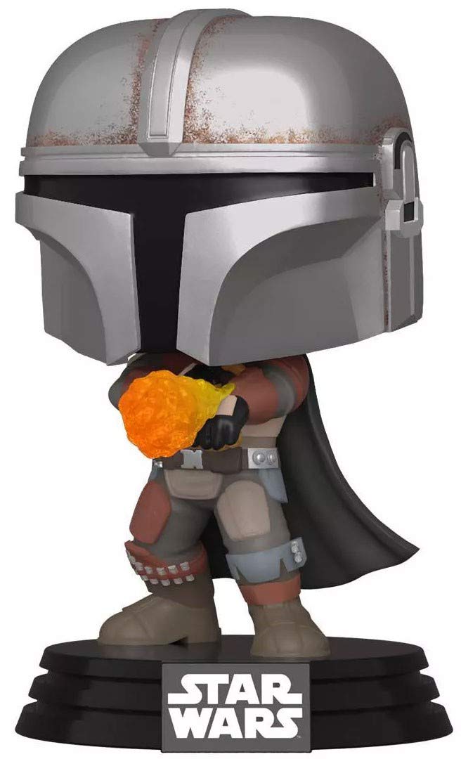 Funko POP! Star Wars: The Mandalorian- The Mandalorian Flame Throwing #355 Exclusive