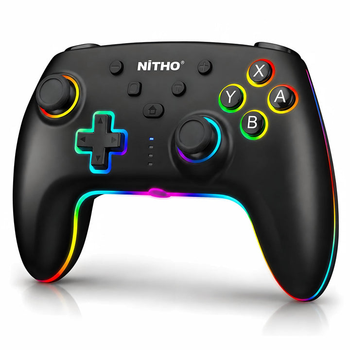 NITHO NEON DARK OPS Wireless Controller für Switch/Switch 2/Lite/OLED/PC