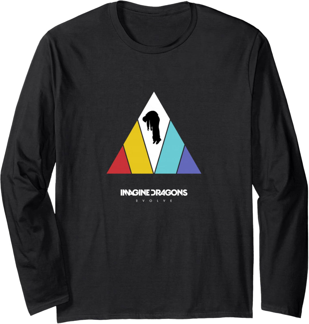 Imagine Dragons Triangle Logo schwarz Langarmshirt