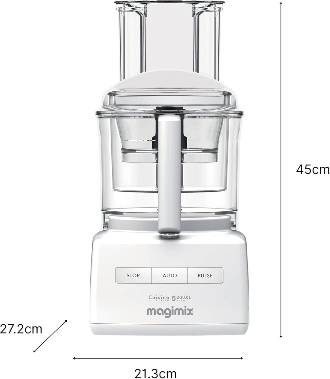 Magimix 148398 CS 5200 XL Küchenmaschine, weiss