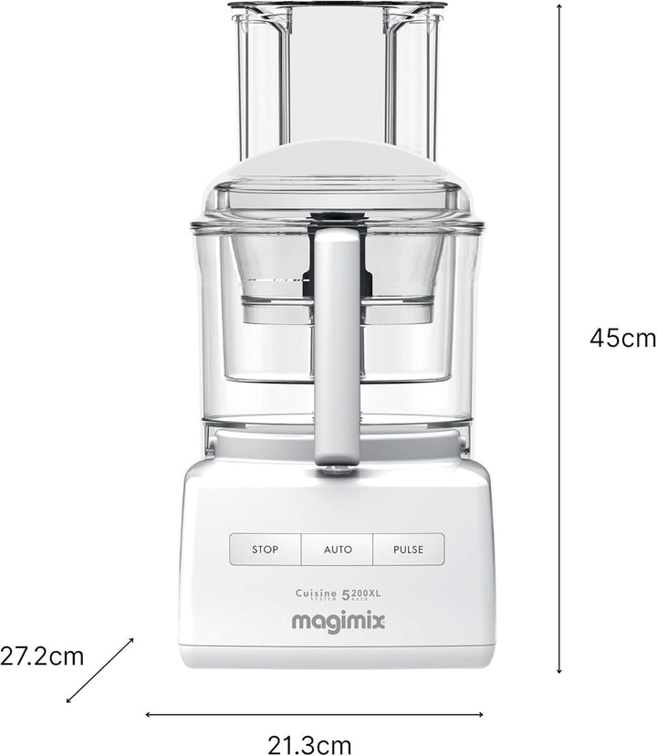 Magimix 148398 CS 5200 XL Küchenmaschine, weiss