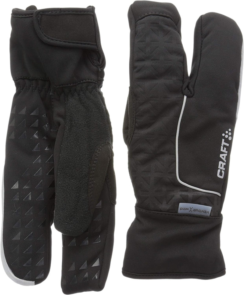 Craft Gants Sibériens 3 Doigts Langlaufhandschuhe 11 = XL Schwarz, 11 = XL Schwarz