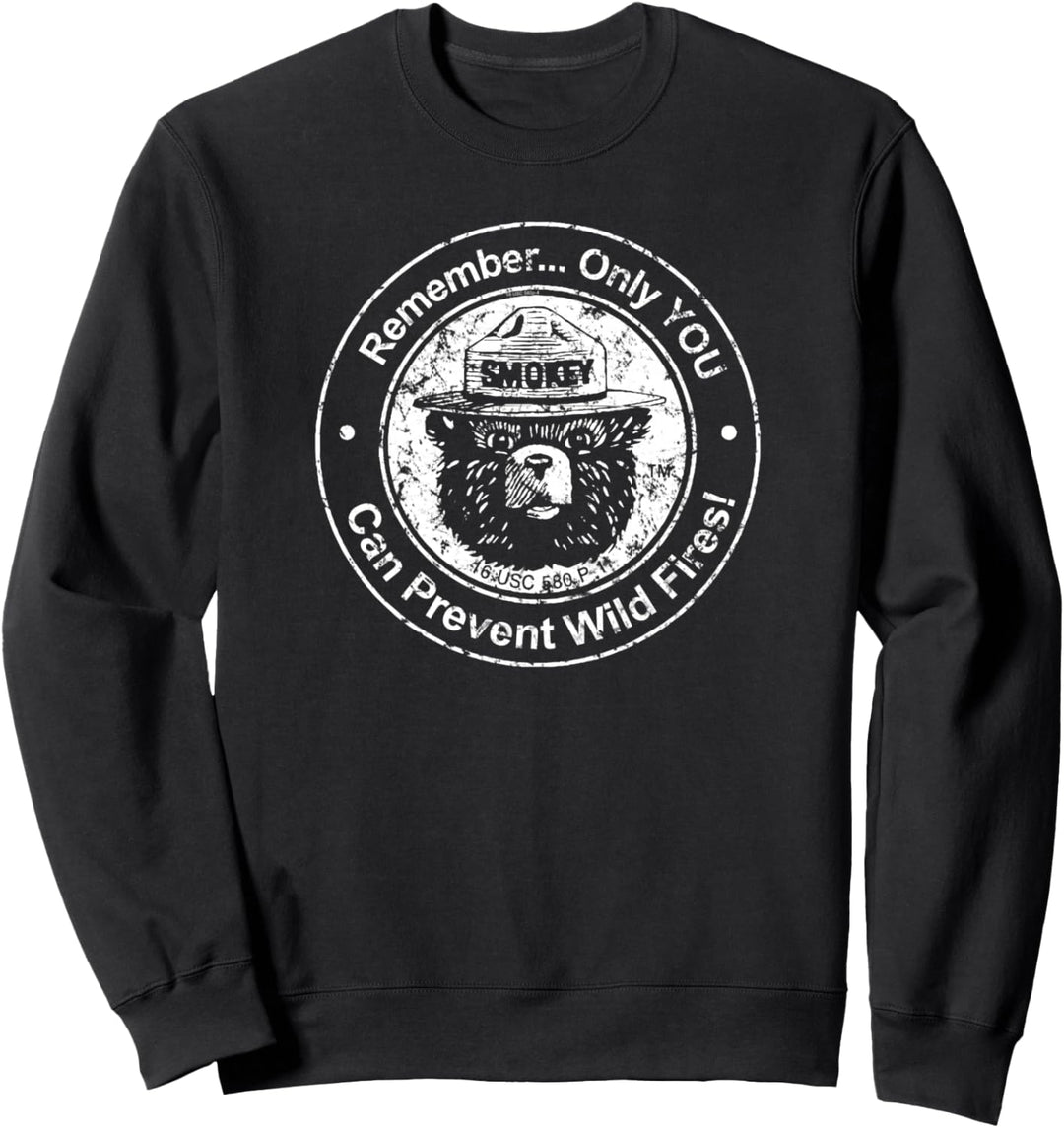 Smokey Bear Nur du versiegelst Sweatshirt