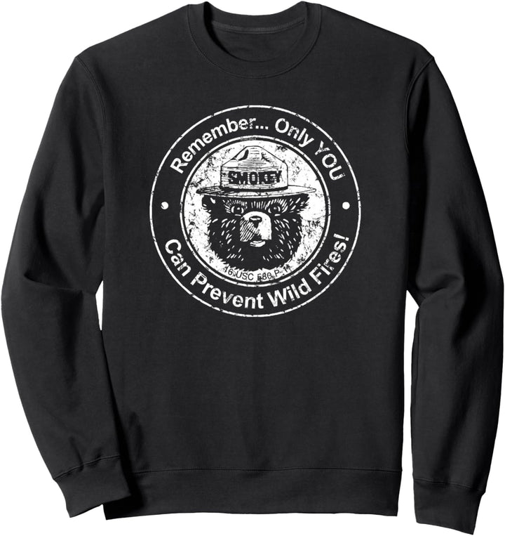 Smokey Bear Nur du versiegelst Sweatshirt