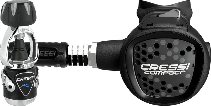 Cressi MC9/XS Compact Regulator - Atemregler zum Tauchen, erhältlich INT oder DIN Version, Unisex fü