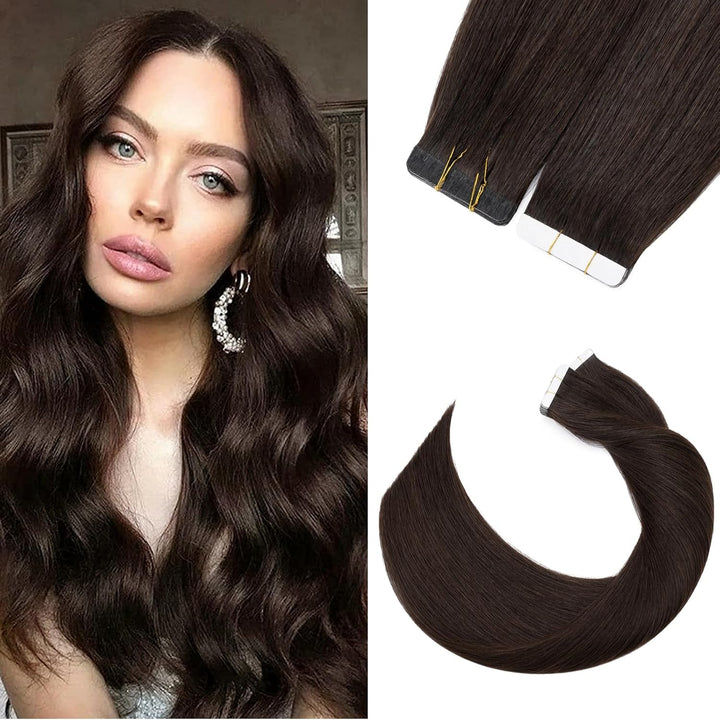 Silk-co Tape in Extensions Echthaar 20stk, leicht Version Tape Extensions Echthaar, Remy Haarextensi