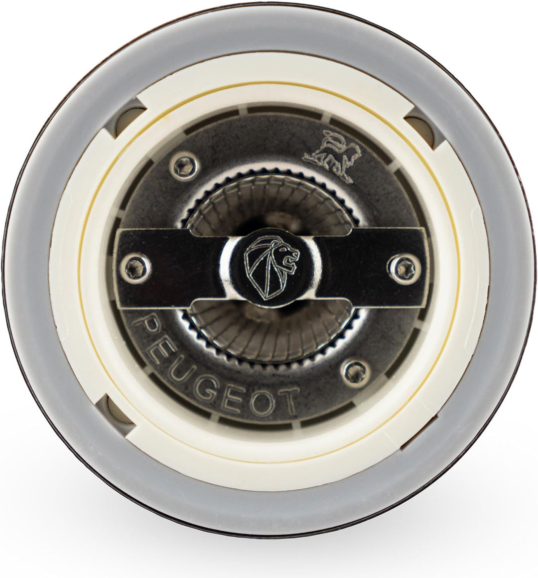 Peugeot Daman Manuelle Salzmühle, Mahlgradeinstellung u'Select, Acryl/Edelstahl, Transparent/Silber,